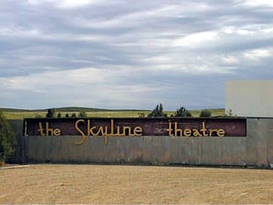 marquee and screen; taken July 8, 2000