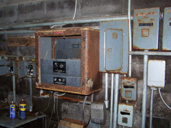 Some of the electrical equipment