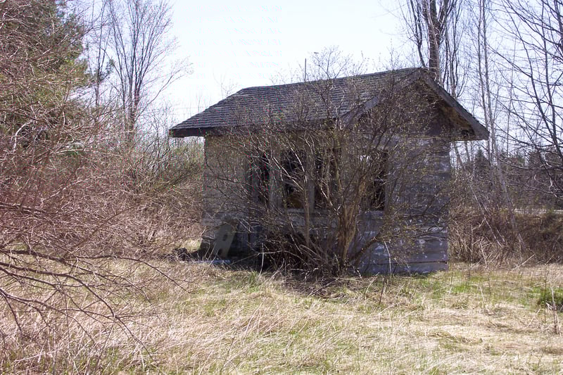 Former ticket booth.