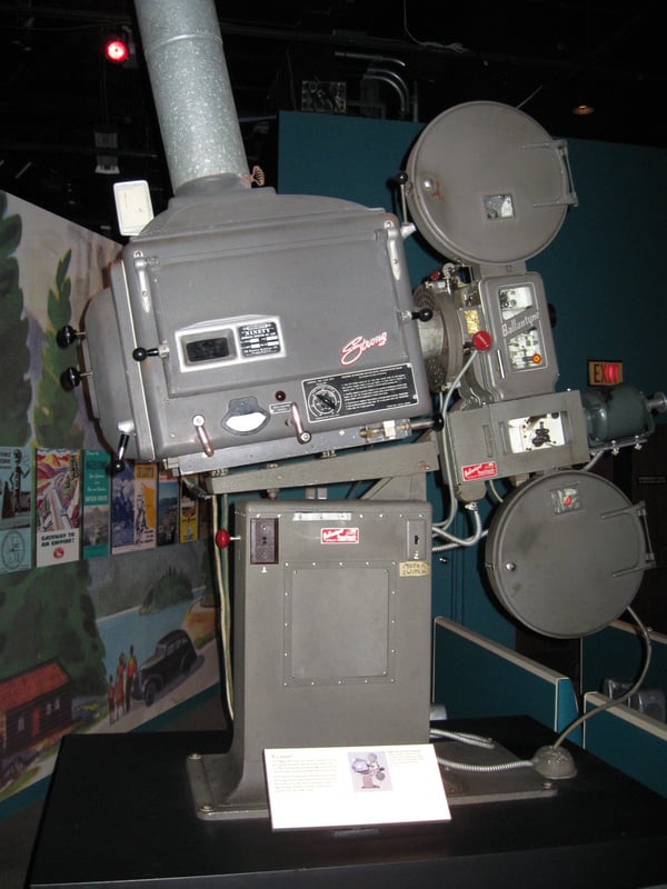Cassidy Drive-in Projector...Preserved...Used from 1953 untilthe Drive-in closed in 1994