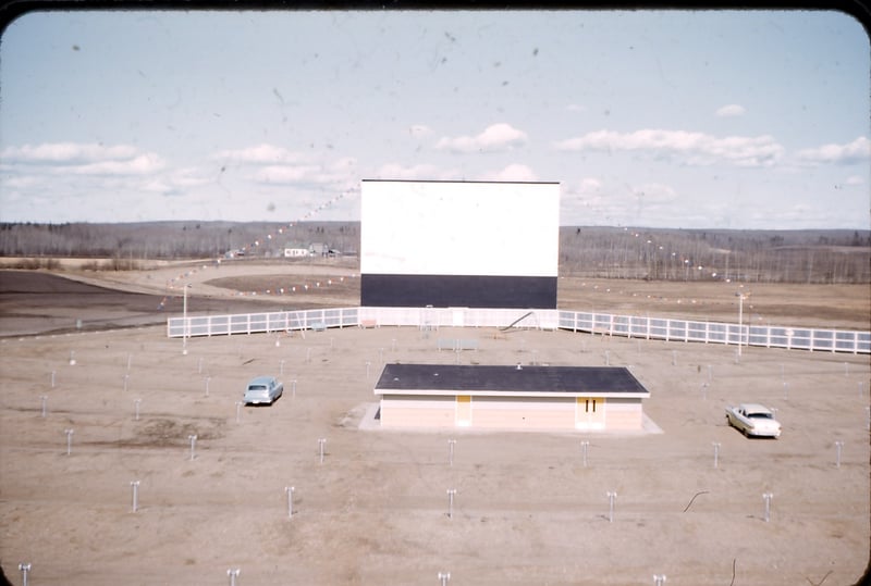 This is a photo from the rear of the Drive-in from the top of thr Moonlight Pole.  My Father built this drive-in in 1954-55.