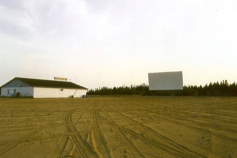 A view of the drive-in.