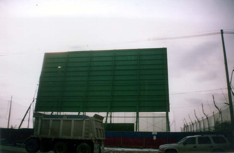 back of Docks screen on Cherry Street.