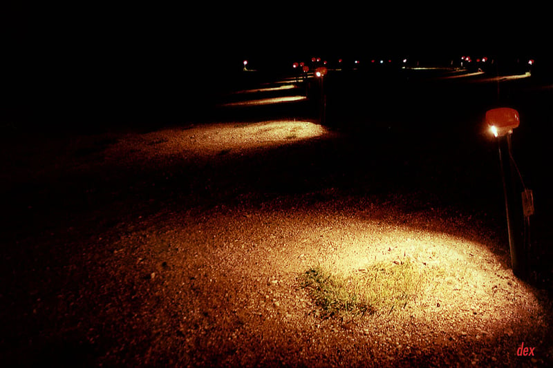 Rows of downlights
(C)1999 Derek Gunnlaugson / Harris Road Movies