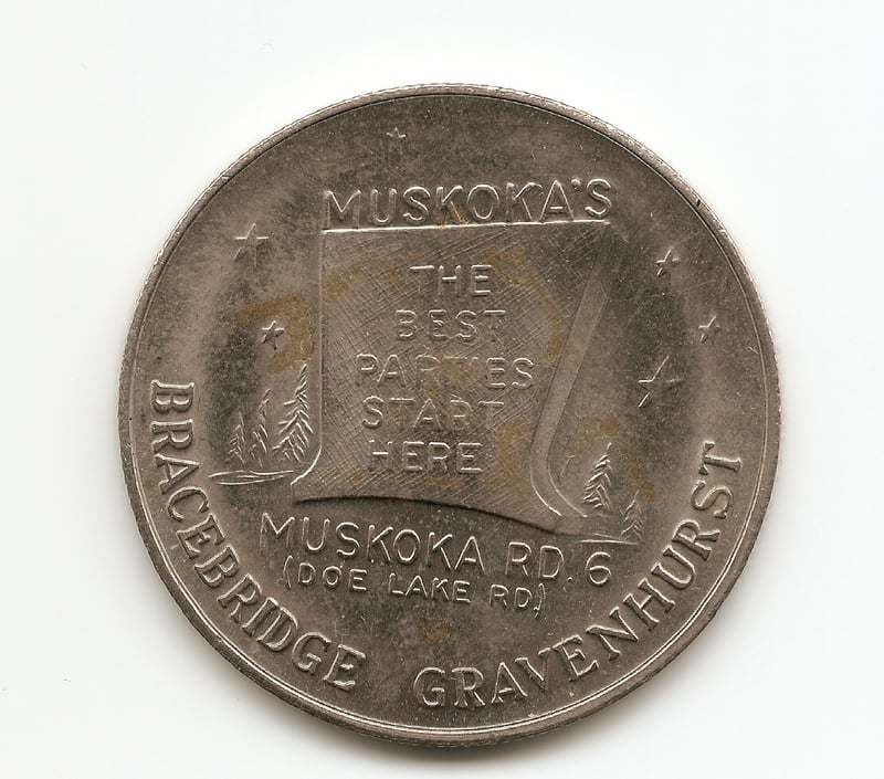 Snack Bar Dollar Token 1952- 1978