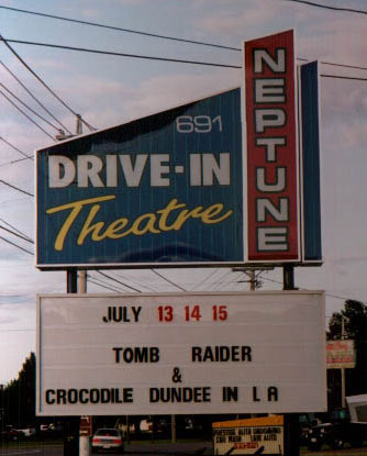 Neptune Drive In still going strong unfortunatly the classic sign was replaced by newer one.