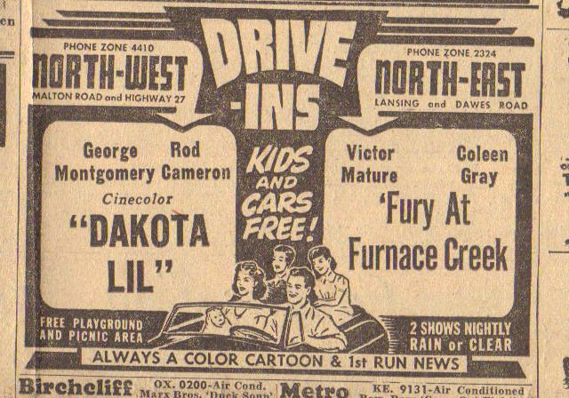 Ad is from July 28, 1951