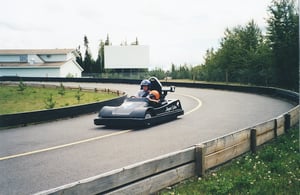 The go-kart track and mini-golf course are open in the afternoon.