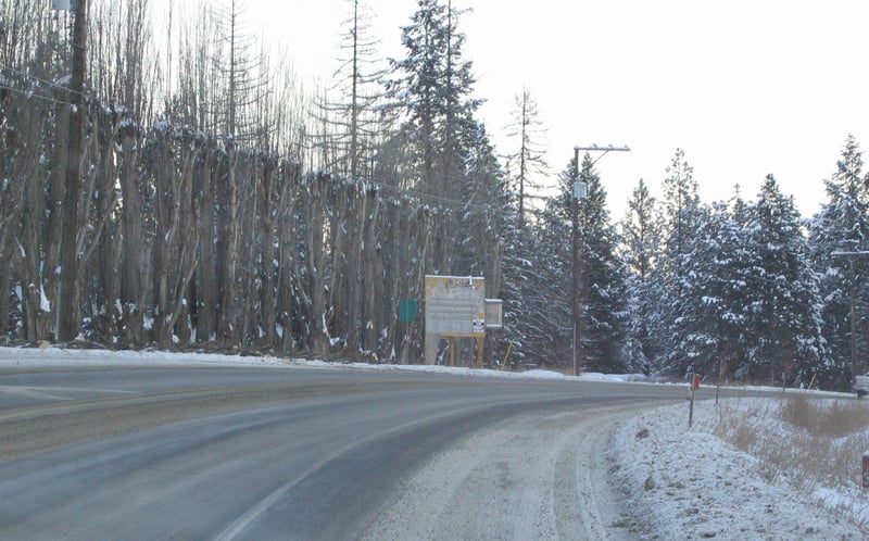 Plywood marquee that has not posted an attraction in possibly decades.