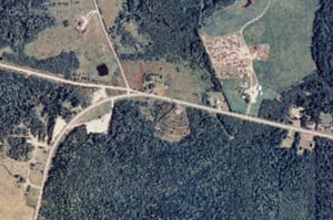 Satellite photo from Service New Brunswick