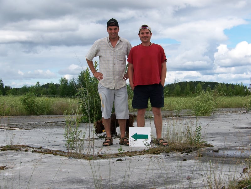 moi et mon frere Marc, 5 aout 2007.