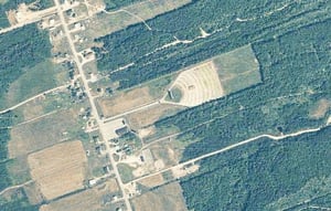 Satellite photo from Service New Brunswick
