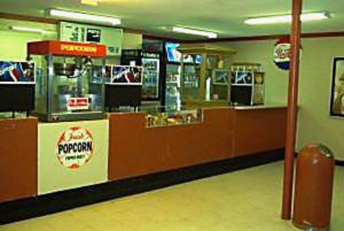 inside the concession stand