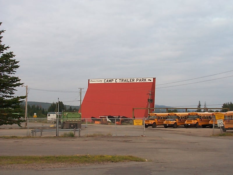 street side of screen