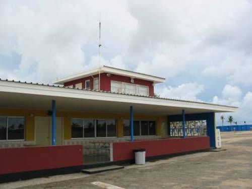 Snack bar and projection booth.