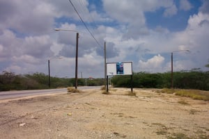 Marquee from a distance.