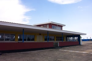 snack bar with second floor projection booth.