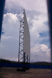 side close-up shot of screen.