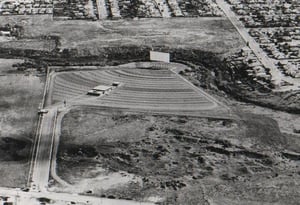 Taken just after opening in 1965, you can see the set-back from Newlands rd. The right rear corner is where field one's screen is now situated, field three's screen is in the left corner.