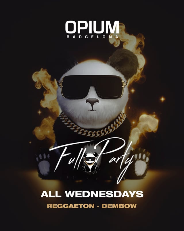 Cartel de Full Party en Opium Barcelona