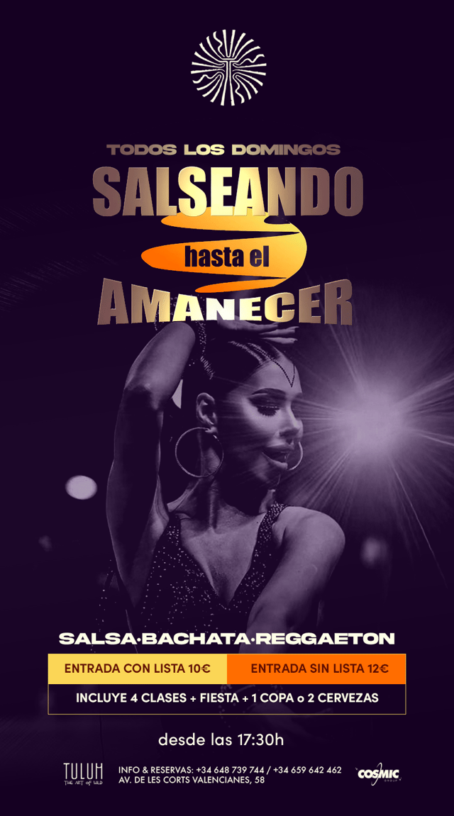 Cartel de FIESTA CARIBEÑA en TULUM en Tulum Valencia
