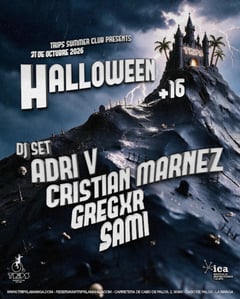 Cartel de Bus fúnebre Halloween