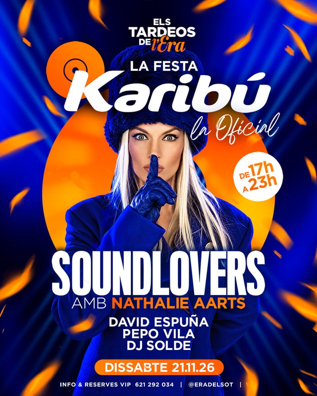 Cartel de Tardeo Karibú en L'Era del Sot