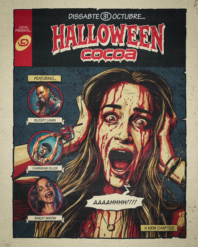 Cartel de Dissabte 31 Octubre - Halloween Cocoa en Cocoa Mataró