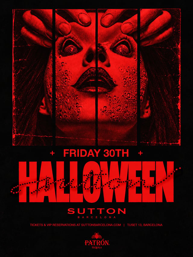 Cartel de Fridays at Sutton | HALLOWEEK en Sutton Barcelona