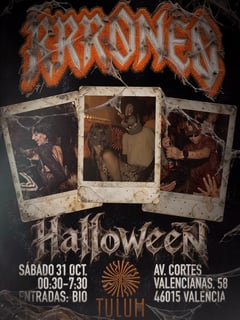 Cartel de Rrroneo Halloween | Sala 2