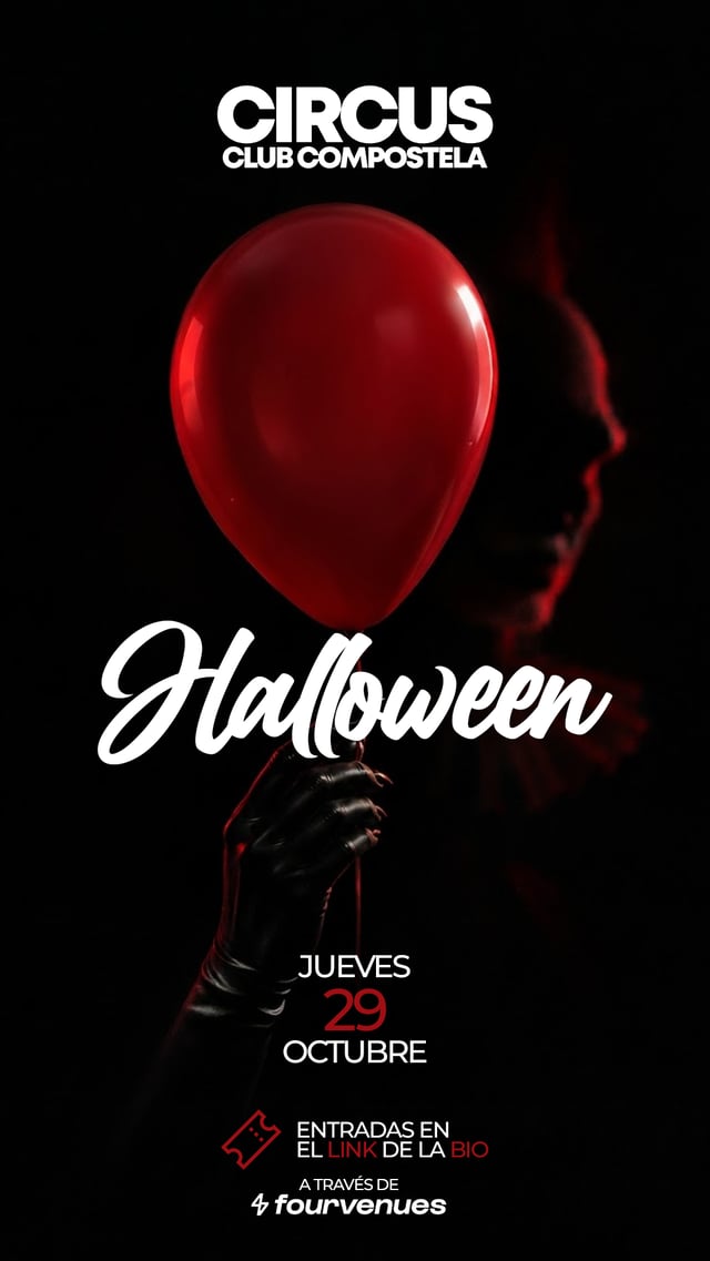 Cartel de Jueves Halloween en Circus