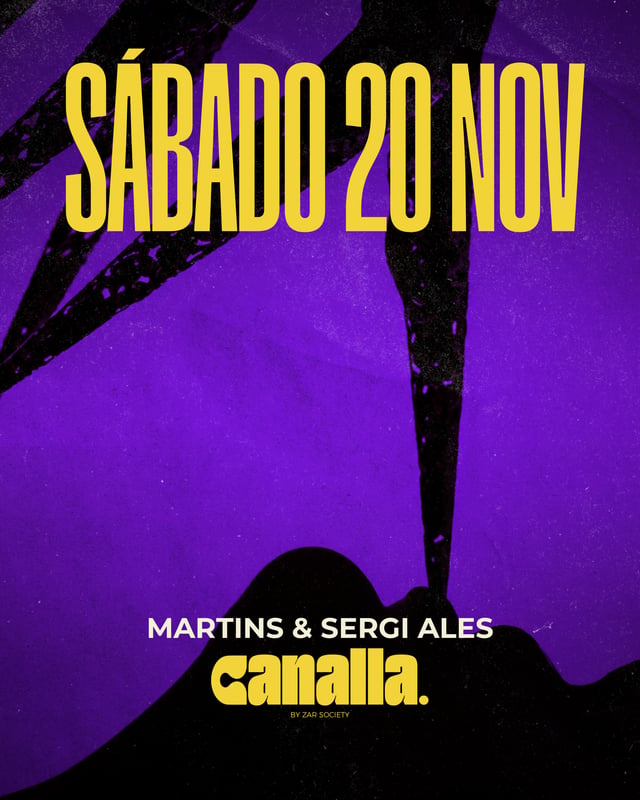 Cartel de Tardeo Canalla by Zar Society en Zar Society