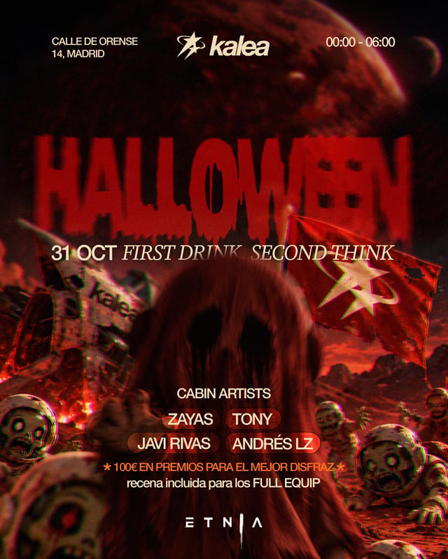 Cartel de HALLOWEEN KALEA (Etnia) en Etnia Club