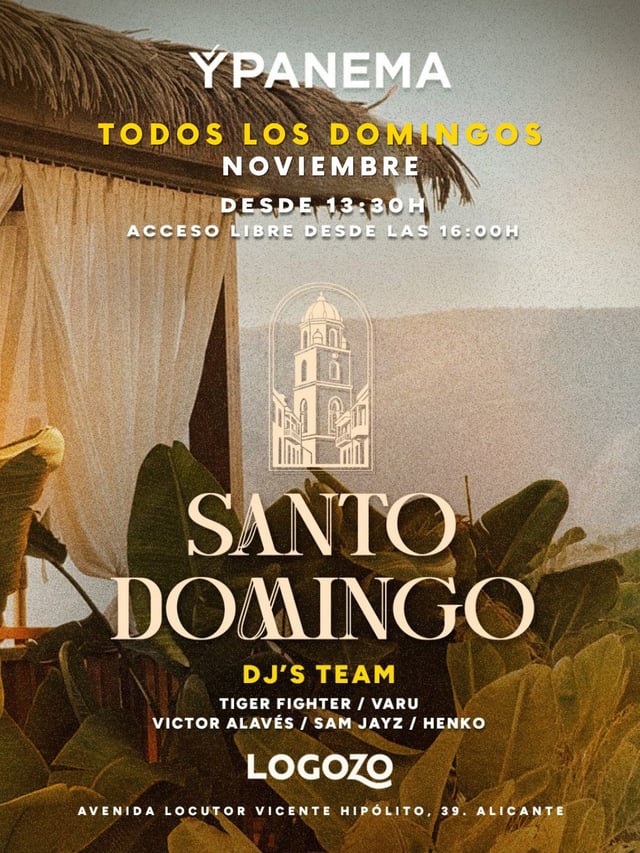 Cartel de Santo Domingo en Copity