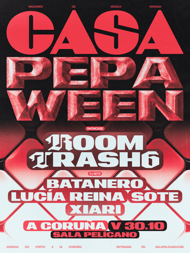 Cartel de Casa Pepa en Sala Pelícano