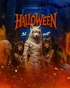 Cartel de HALLOWEEN 2026 - WOLF ¡Ya es SÁB!
