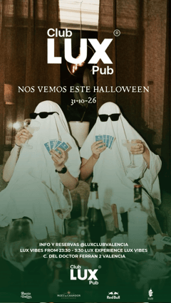 Cartel de Especial Halloween | Lux