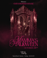 Cartel de Halloween Night x Mamma