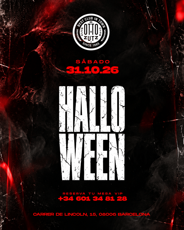 Cartel de HALLOWEEN en Otto Zutz