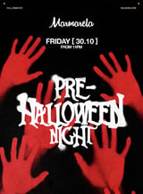 Cartel de Pre Halloween Night
