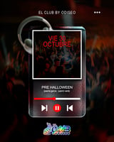 Cartel de Pre Halloween