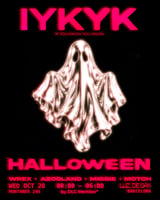 Cartel de Iykyk Halloween Edition