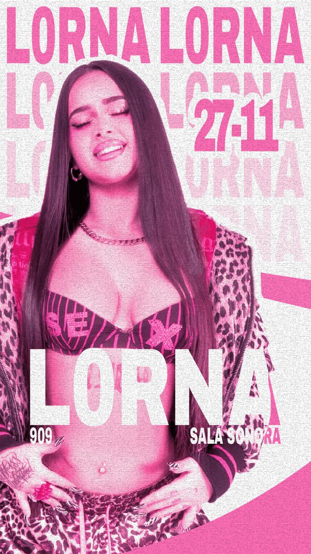 Cartel de LORNA en Sala Sonora