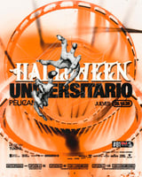 Cartel de Halloween Universitario en Sala Pelícano