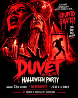 Cartel de DUVET en Duvet Barcelona