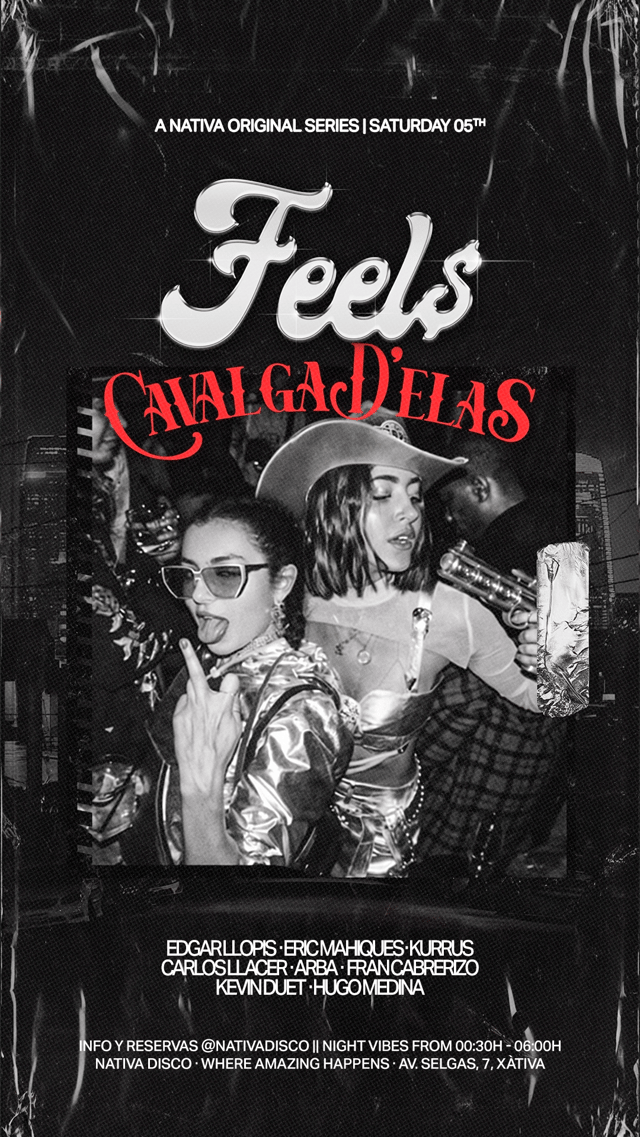 Cartel de Feels @ Nativa en Nativa Disco