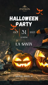 Cartel de Halloween la Santa 🎃