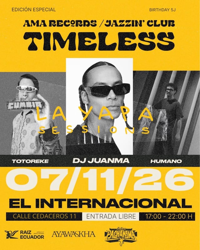 Cartel de Timeless - A Saturday Soirée en El Internacional