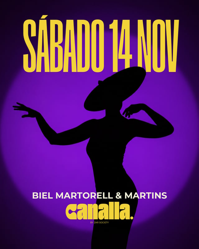 Cartel de Tardeo Canalla by Zar Society en Zar Society