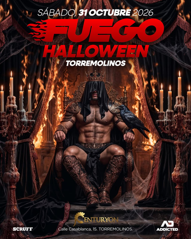 Cartel de Fuego Halloween • Torremolinos en Matrix Torremolinos